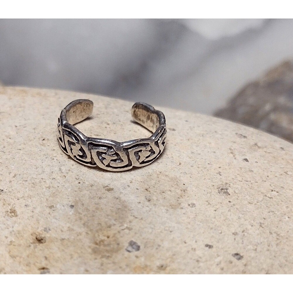Celtic Sterling Silver .925 Tone Ring - Picture 6 of 8